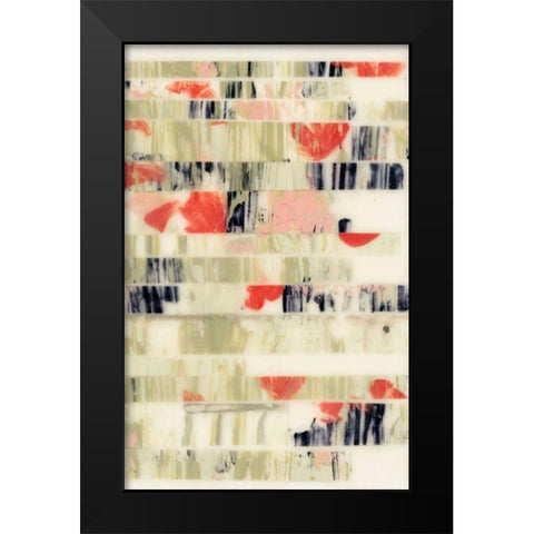 Poppy Obscura II Black Modern Wood Framed Art Print by Goldberger, Jennifer