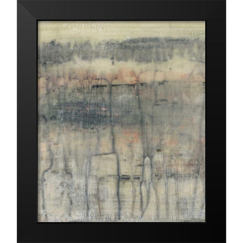 Mineral Layers I Black Modern Wood Framed Art Print by Goldberger, Jennifer