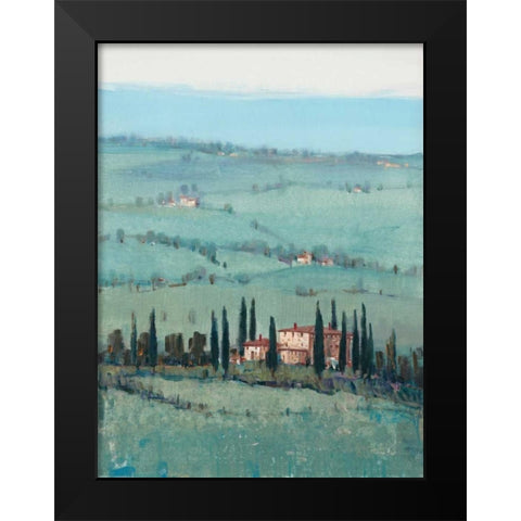 Hill Top Vista I Black Modern Wood Framed Art Print by OToole, Tim