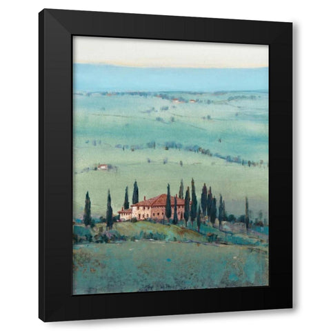 Hill Top Vista II Black Modern Wood Framed Art Print by OToole, Tim