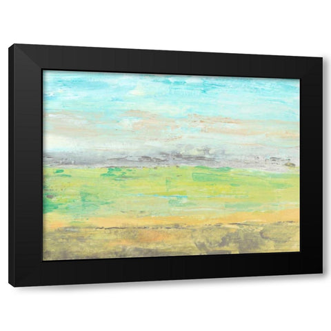 Distant Front Range I Black Modern Wood Framed Art Print with Double Matting by OToole, Tim