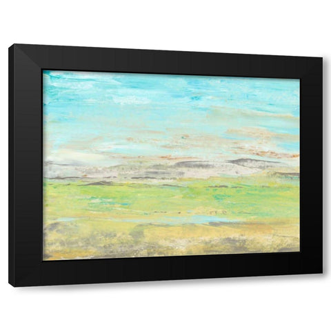 Distant Front Range II Black Modern Wood Framed Art Print with Double Matting by OToole, Tim