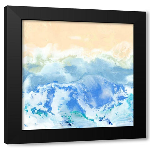 Morning Surf II Black Modern Wood Framed Art Print by Ludwig, Alicia