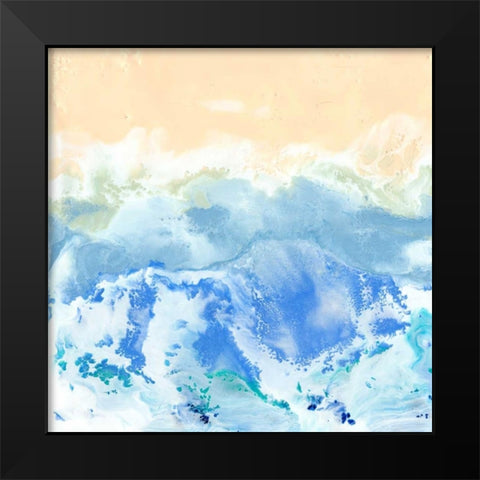 Morning Surf II Black Modern Wood Framed Art Print by Ludwig, Alicia