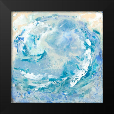 Waikiki II Black Modern Wood Framed Art Print by Ludwig, Alicia