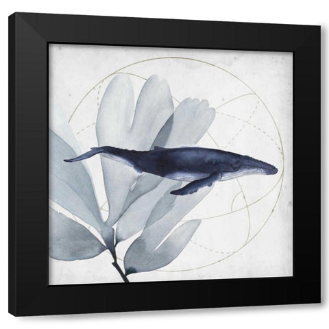 Love of the Sea I Black Modern Wood Framed Art Print with Double Matting by Popp, Grace
