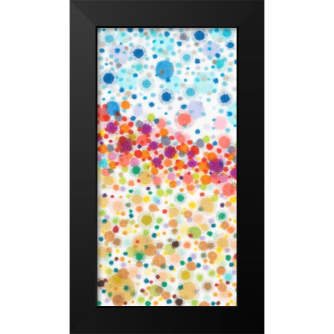 Dot Play I Black Modern Wood Framed Art Print by Galapon, Nikki