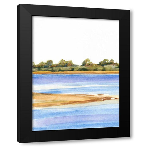 The Sound III Black Modern Wood Framed Art Print by Miller, Dianne