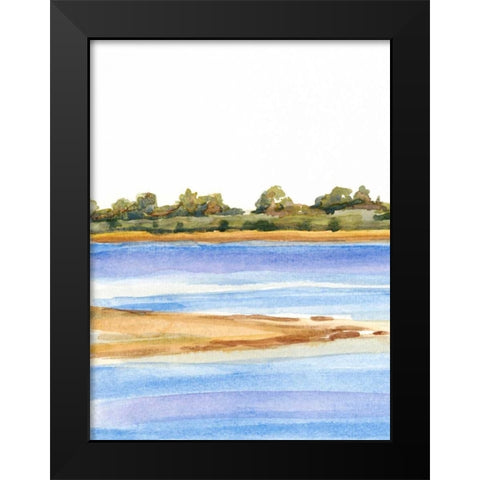 The Sound III Black Modern Wood Framed Art Print by Miller, Dianne