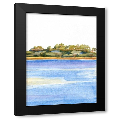 The Sound IV Black Modern Wood Framed Art Print with Double Matting by Miller, Dianne