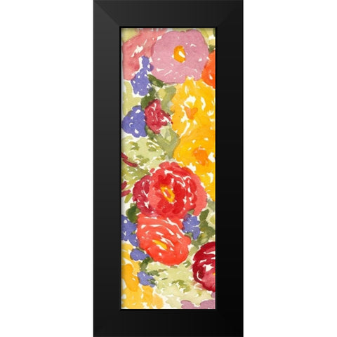 Zinnia Array I Black Modern Wood Framed Art Print by Miller, Dianne