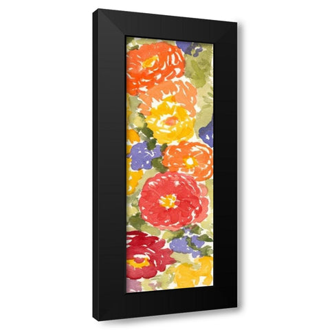 Zinnia Array II Black Modern Wood Framed Art Print by Miller, Dianne
