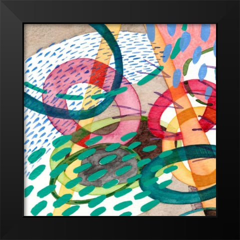 Stratosphere I Black Modern Wood Framed Art Print by Galapon, Nikki