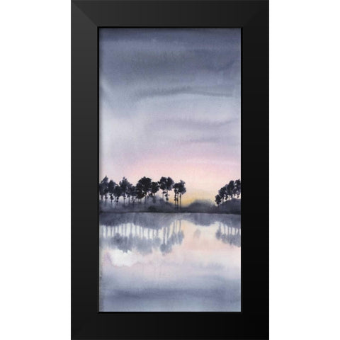 Bayside Sunset I Black Modern Wood Framed Art Print by Popp, Grace