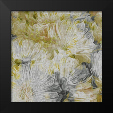 Custom Mums in Sun I (ASH) Black Modern Wood Framed Art Print by Burghardt, James