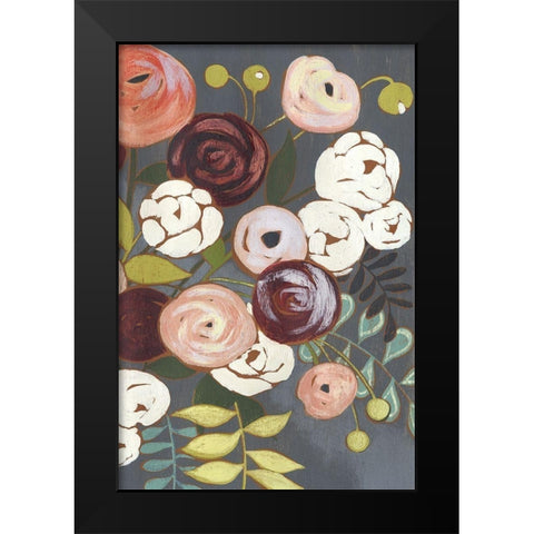 Custom Wistful Bouquet I (ASH) Black Modern Wood Framed Art Print by Popp, Grace