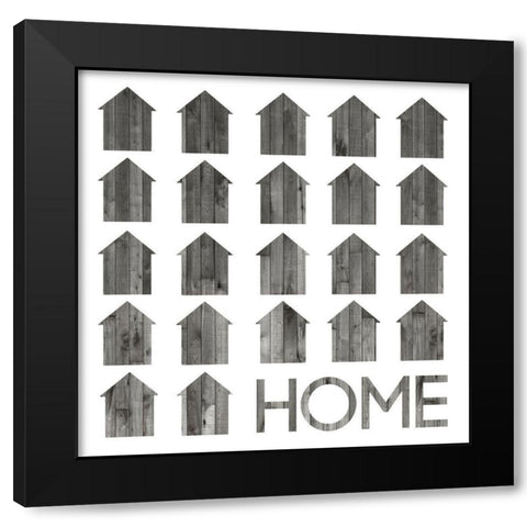 Simply Family I (ASH) Black Modern Wood Framed Art Print by Popp, Grace