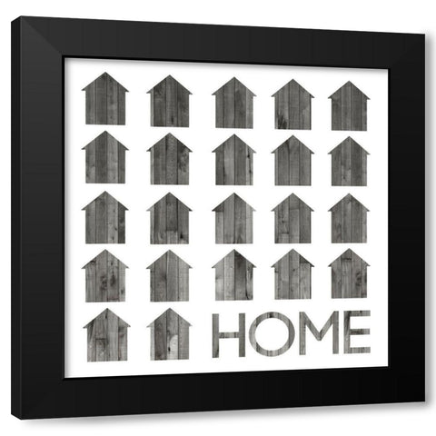 Simply Family I (ASH) Black Modern Wood Framed Art Print by Popp, Grace