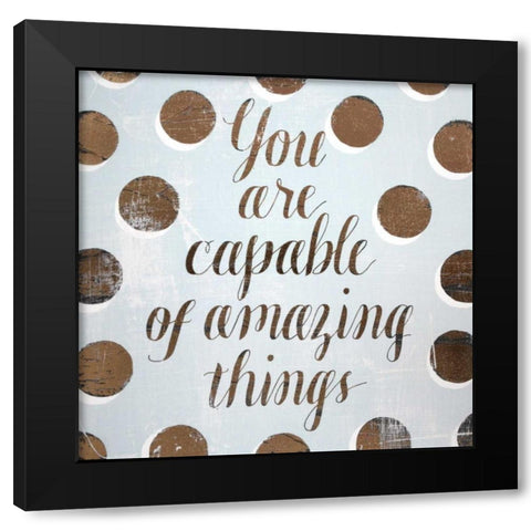 Gilded Girl I Black Modern Wood Framed Art Print with Double Matting by Popp, Grace
