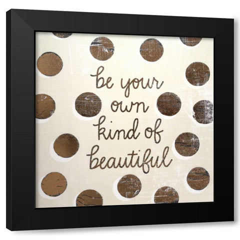 Gilded Girl IV Black Modern Wood Framed Art Print by Popp, Grace
