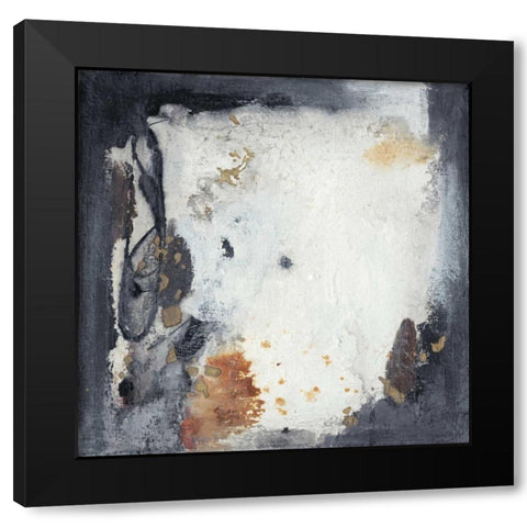Oriental Garden IV Black Modern Wood Framed Art Print with Double Matting by Combs, Joyce