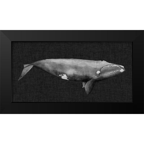 Inverted Whale II Black Modern Wood Framed Art Print by Popp, Grace