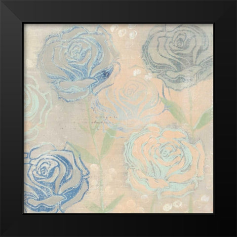 Rose Cache II Black Modern Wood Framed Art Print by Popp, Grace