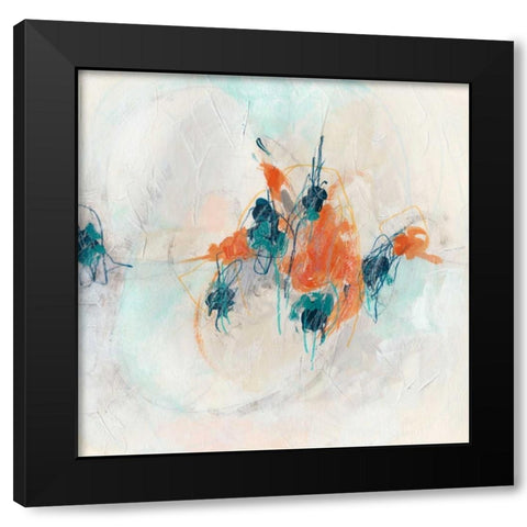 Transpire I Black Modern Wood Framed Art Print by Vess, June Erica