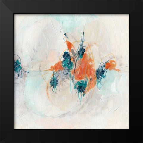 Transpire I Black Modern Wood Framed Art Print by Vess, June Erica
