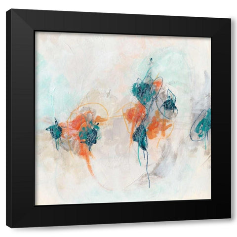 Transpire II Black Modern Wood Framed Art Print with Double Matting by Vess, June Erica