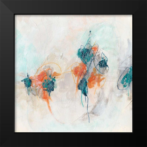 Transpire II Black Modern Wood Framed Art Print by Vess, June Erica
