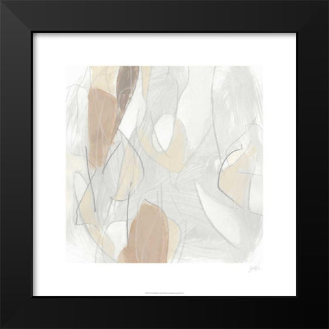 Inert Mosaic I Black Modern Wood Framed Art Print by Vess, June Erica
