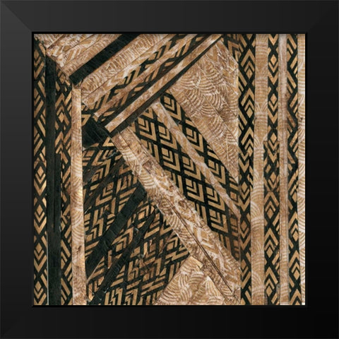 Ornamentale II Black Modern Wood Framed Art Print by Fagalde, Jarman