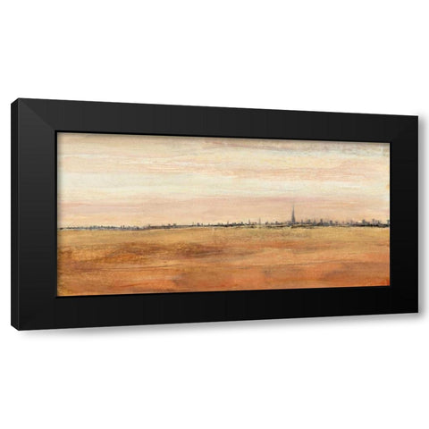 Dubai Landscape I Black Modern Wood Framed Art Print by OToole, Tim