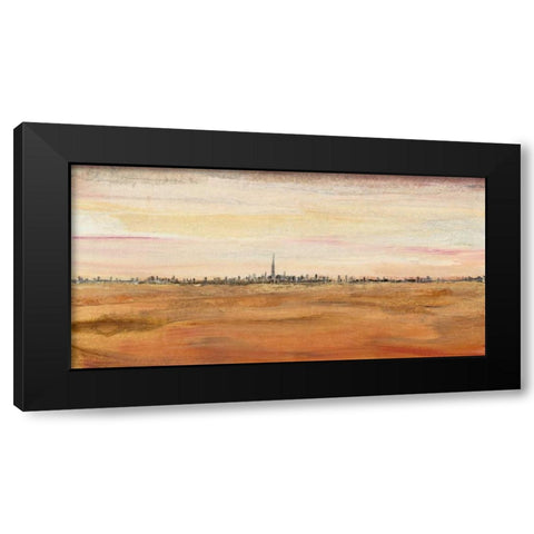 Dubai Landscape II Black Modern Wood Framed Art Print by OToole, Tim