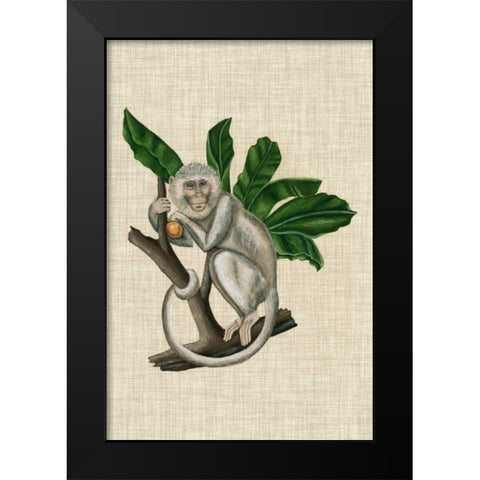 Canopy Monkey II Black Modern Wood Framed Art Print by McCavitt, Naomi