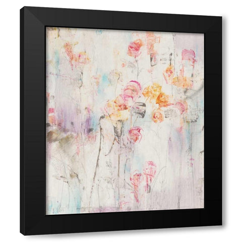 Spotted Garden I Black Modern Wood Framed Art Print with Double Matting by OToole, Tim