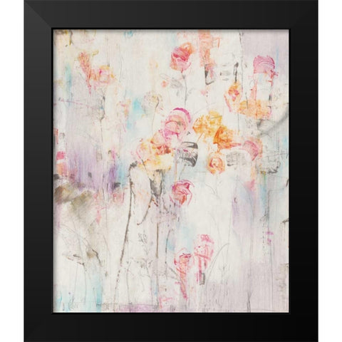 Spotted Garden I Black Modern Wood Framed Art Print by OToole, Tim