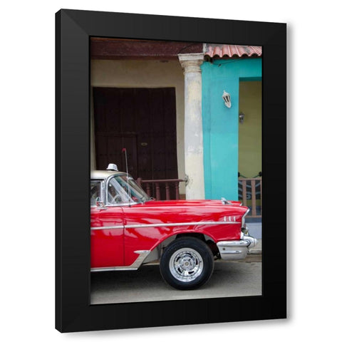 Cars of Cuba II Black Modern Wood Framed Art Print by DeNardo, Laura