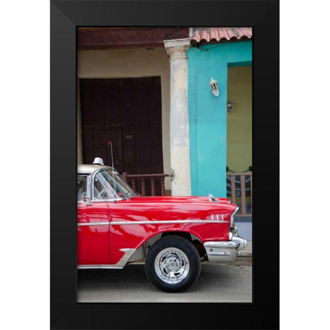 Cars of Cuba II Black Modern Wood Framed Art Print by DeNardo, Laura