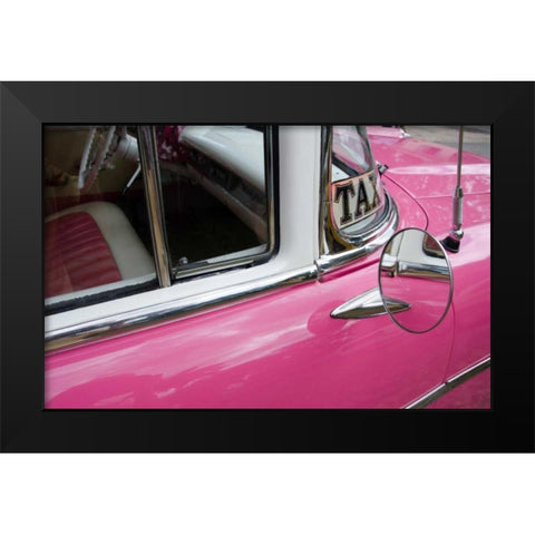 Cars of Cuba V Black Modern Wood Framed Art Print by DeNardo, Laura