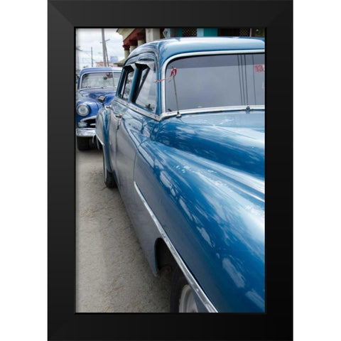 Cars of Cuba I Black Modern Wood Framed Art Print by DeNardo, Laura