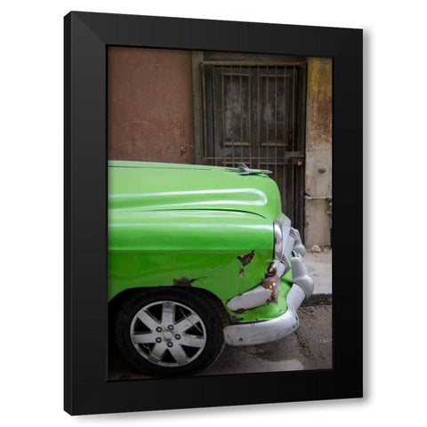 Cars of Cuba III Black Modern Wood Framed Art Print by DeNardo, Laura