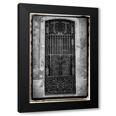 Past Elegance I Black Modern Wood Framed Art Print by DeNardo, Laura