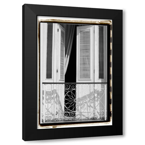 Past Elegance II Black Modern Wood Framed Art Print with Double Matting by DeNardo, Laura