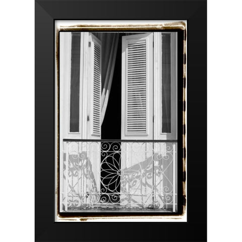 Past Elegance II Black Modern Wood Framed Art Print by DeNardo, Laura