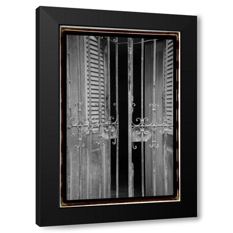 Past Elegance III Black Modern Wood Framed Art Print with Double Matting by DeNardo, Laura