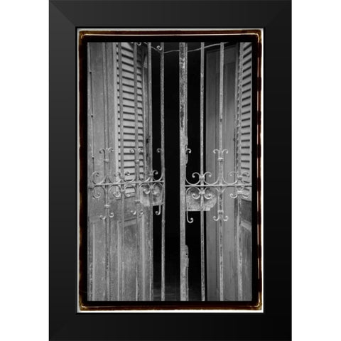 Past Elegance III Black Modern Wood Framed Art Print by DeNardo, Laura