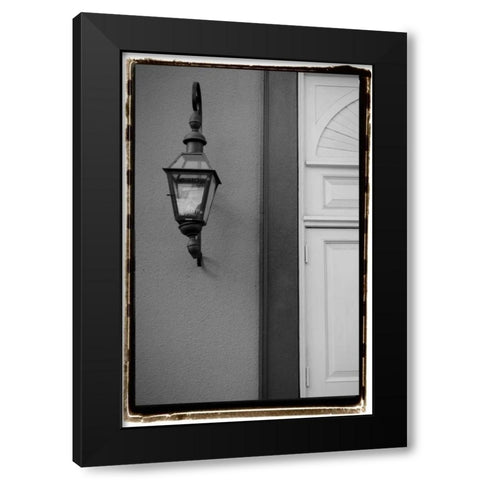 French Quarter Architecture II Black Modern Wood Framed Art Print with Double Matting by DeNardo, Laura