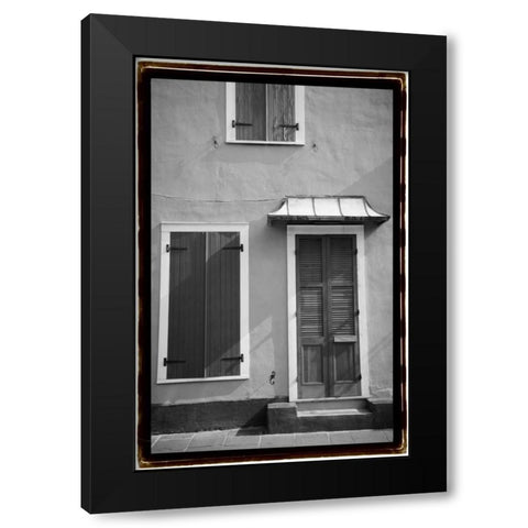 French Quarter Architecture III Black Modern Wood Framed Art Print by DeNardo, Laura